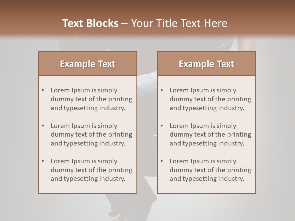 Dancer Difficult Male PowerPoint Template