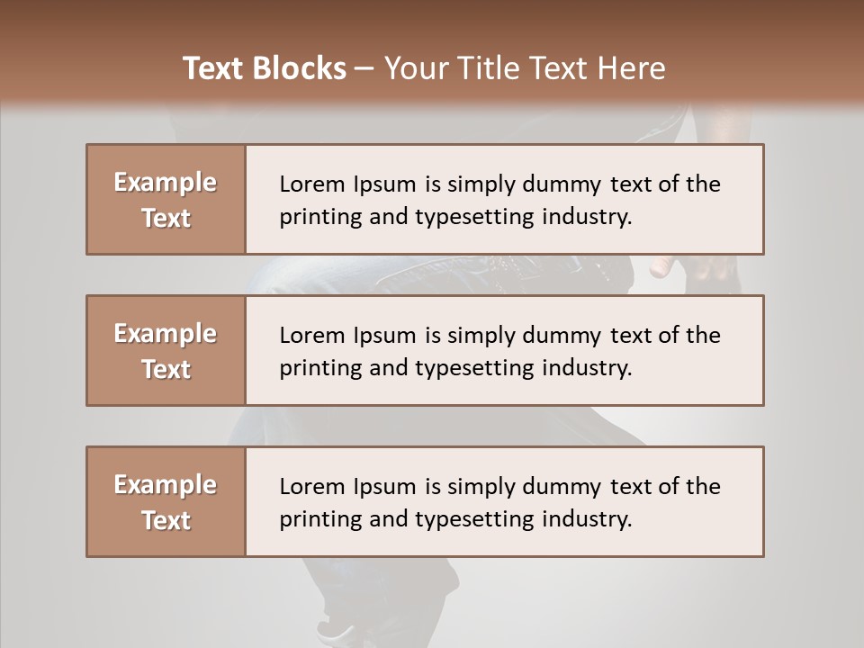 Dancer Difficult Male PowerPoint Template