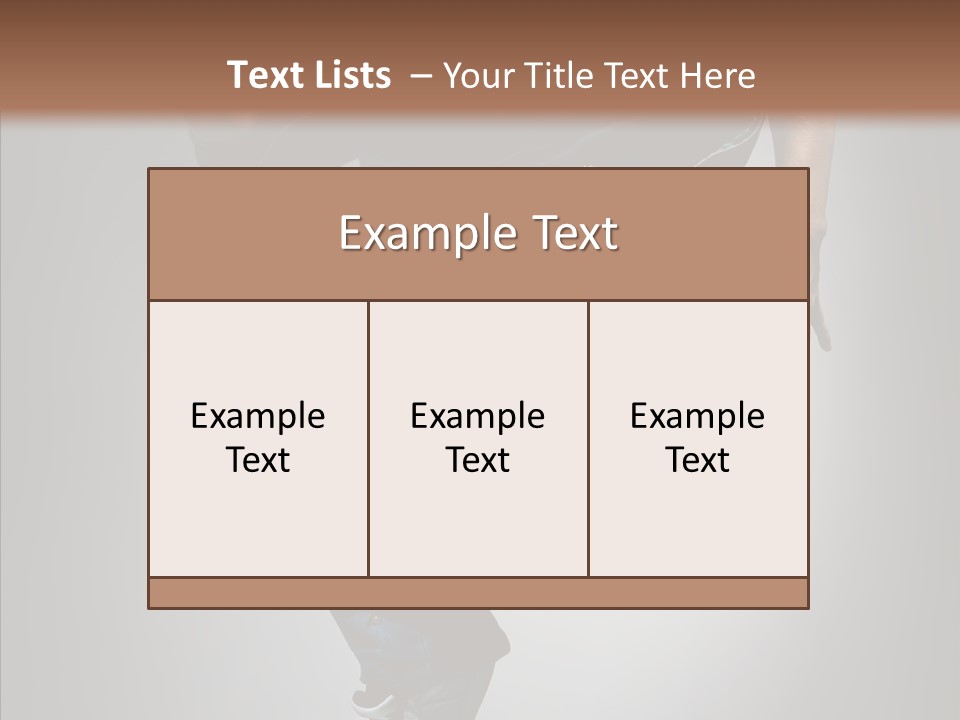 Dancer Difficult Male PowerPoint Template