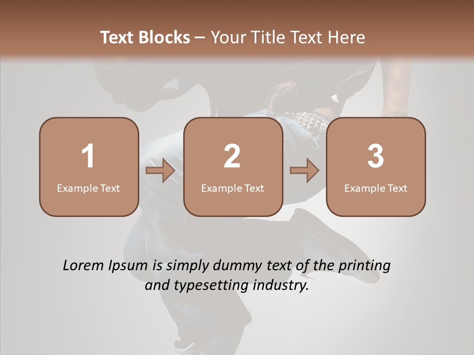 Dancer Difficult Male PowerPoint Template