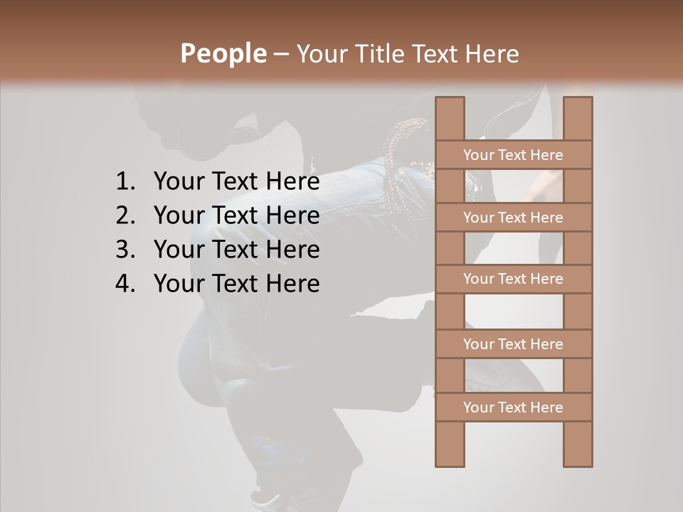 Dancer Difficult Male PowerPoint Template