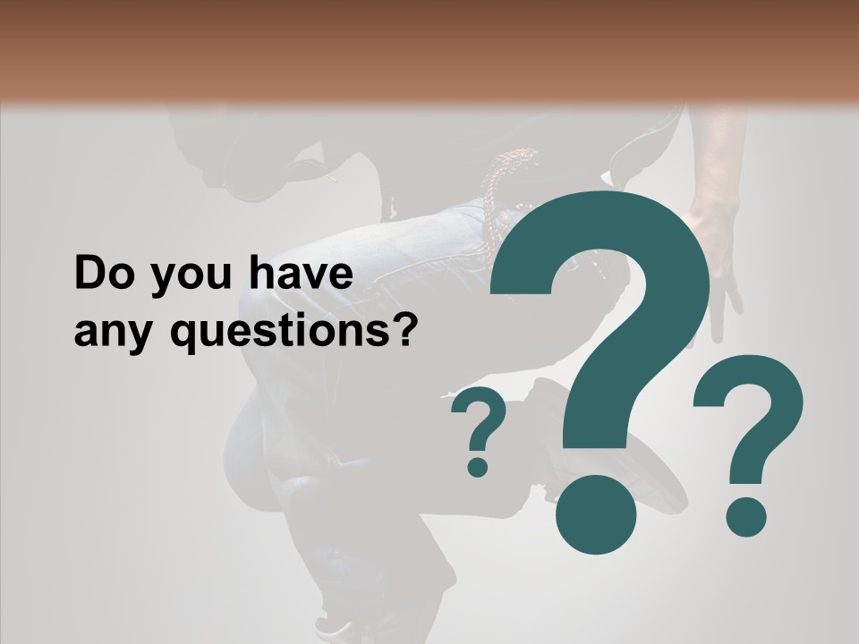 Dancer Difficult Male PowerPoint Template