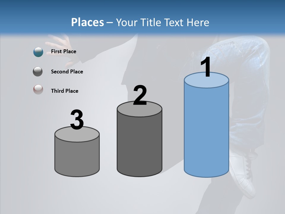 Breakdance Boy Male PowerPoint Template