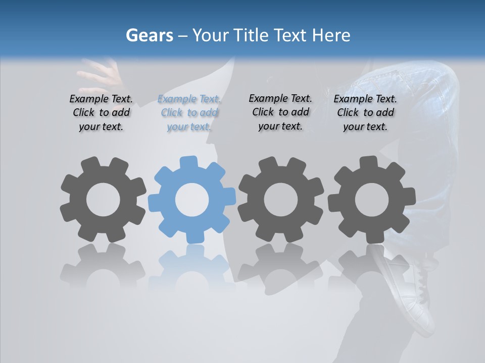 Breakdance Boy Male PowerPoint Template