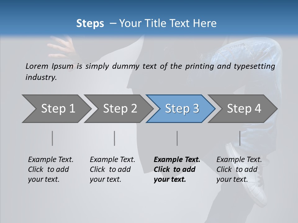 Breakdance Boy Male PowerPoint Template