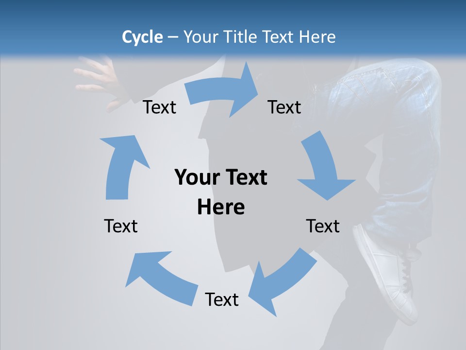 Breakdance Boy Male PowerPoint Template