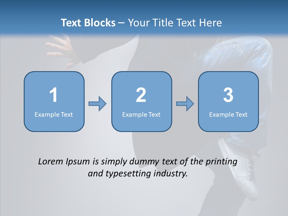 Breakdance Boy Male PowerPoint Template