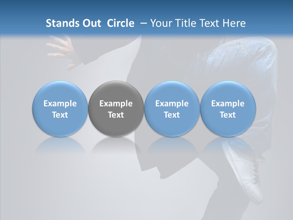 Breakdance Boy Male PowerPoint Template