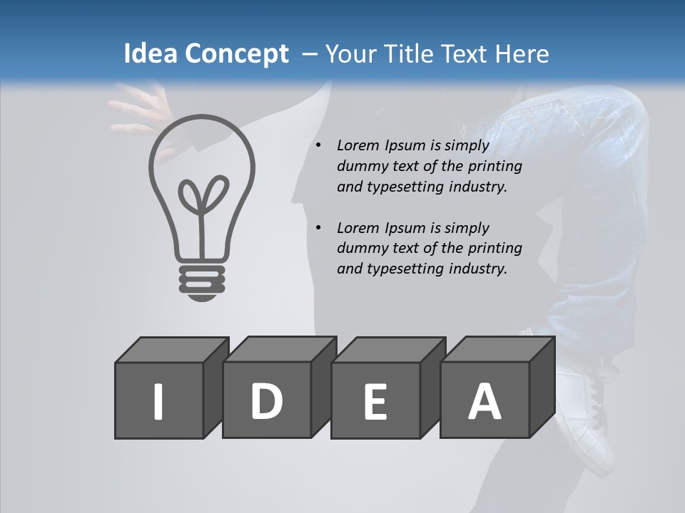 Breakdance Boy Male PowerPoint Template