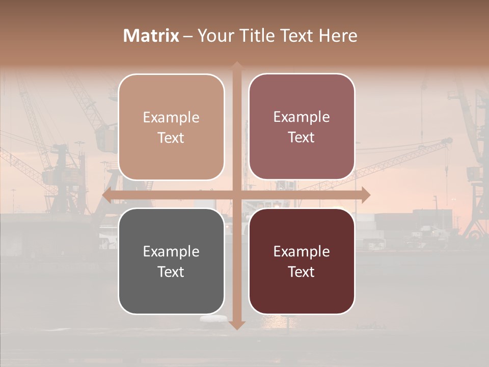 Wharf Port City PowerPoint Template