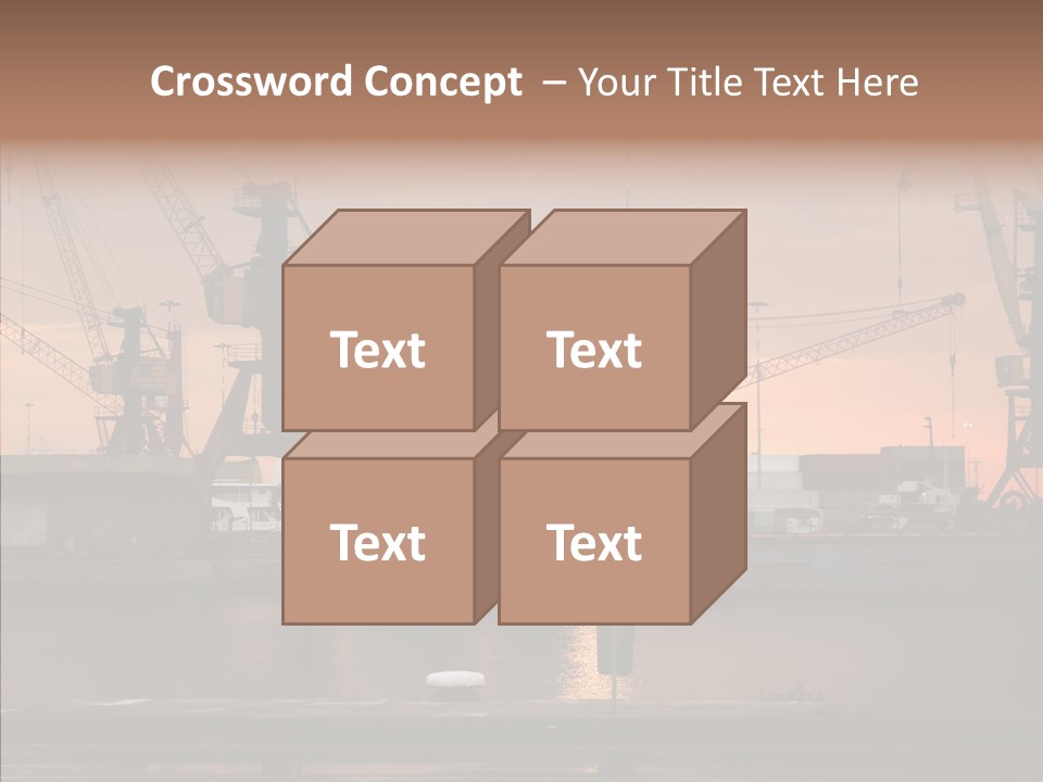 Wharf Port City PowerPoint Template