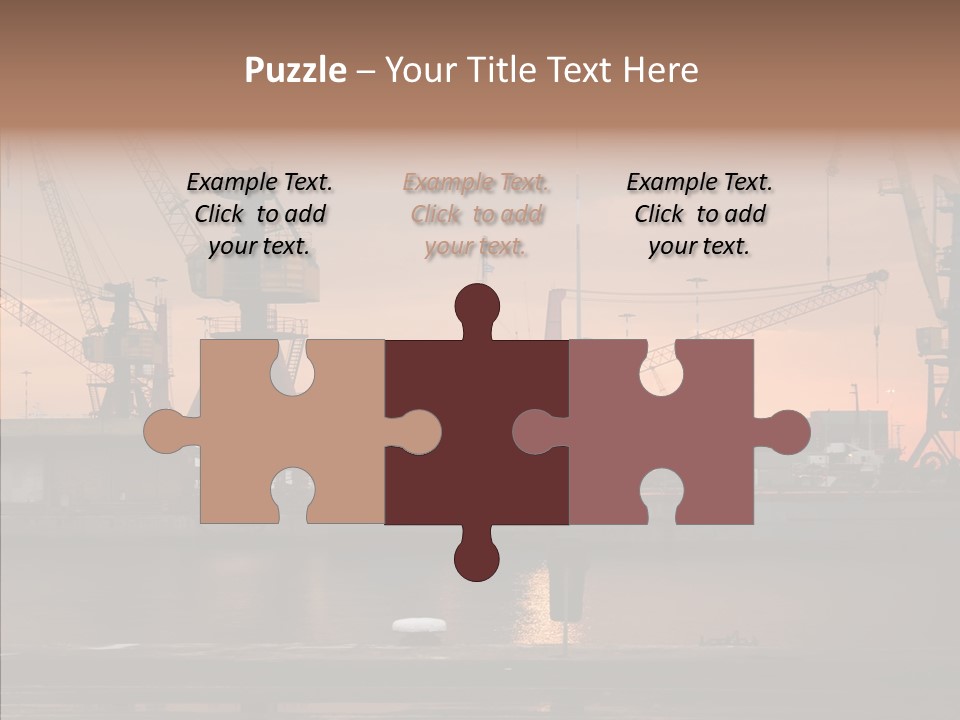 Wharf Port City PowerPoint Template