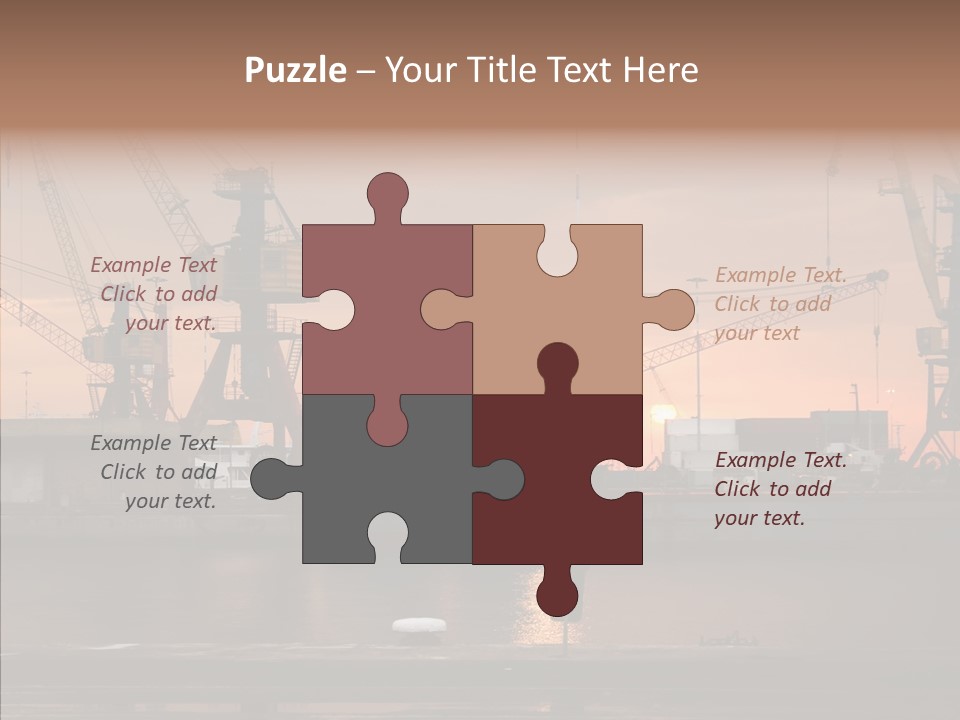 Wharf Port City PowerPoint Template