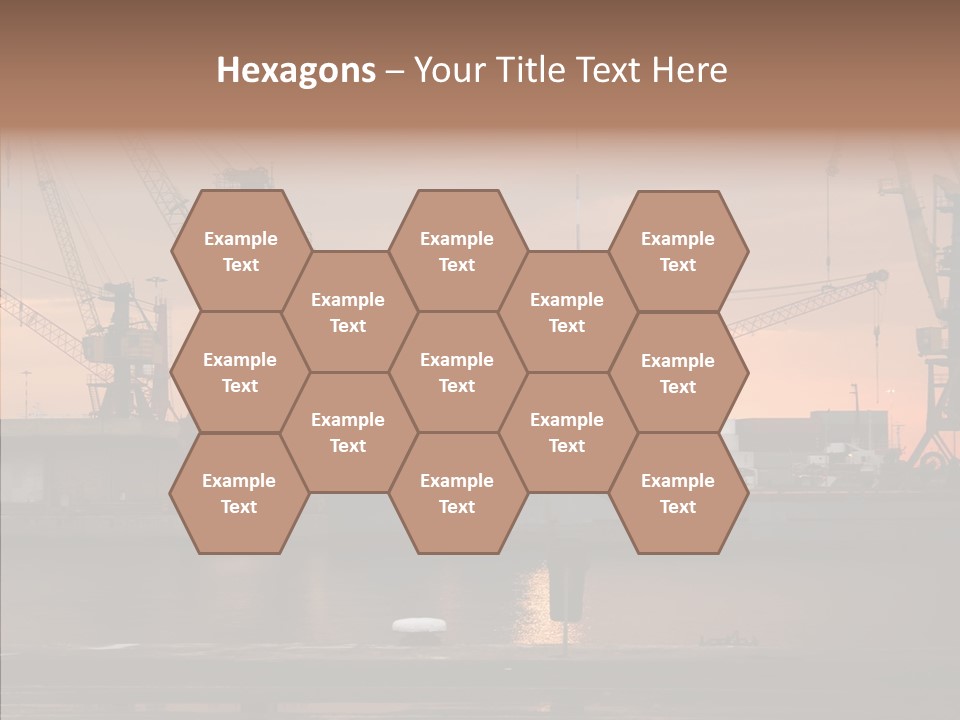 Wharf Port City PowerPoint Template