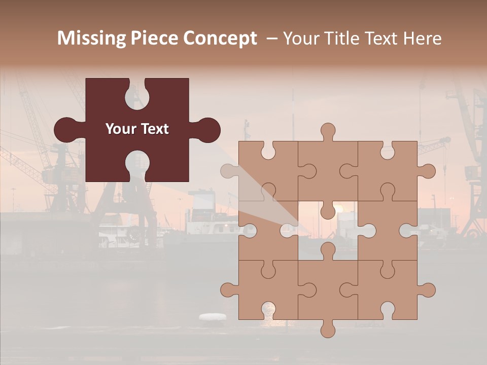 Wharf Port City PowerPoint Template