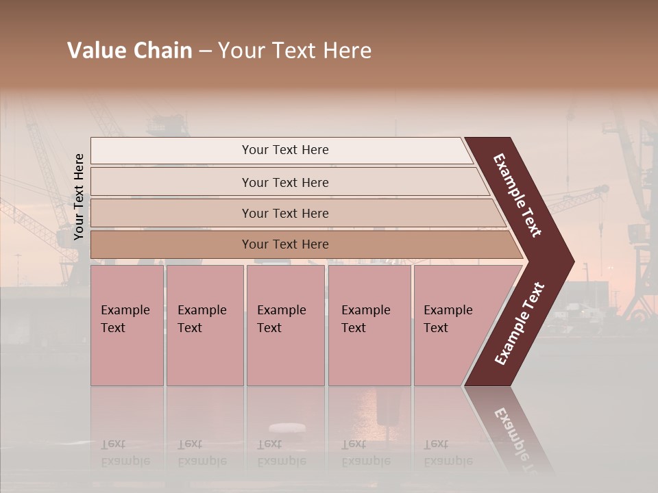 Wharf Port City PowerPoint Template