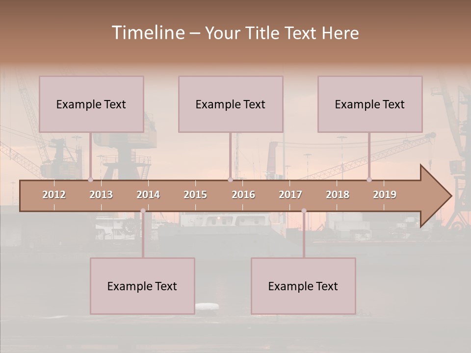 Wharf Port City PowerPoint Template