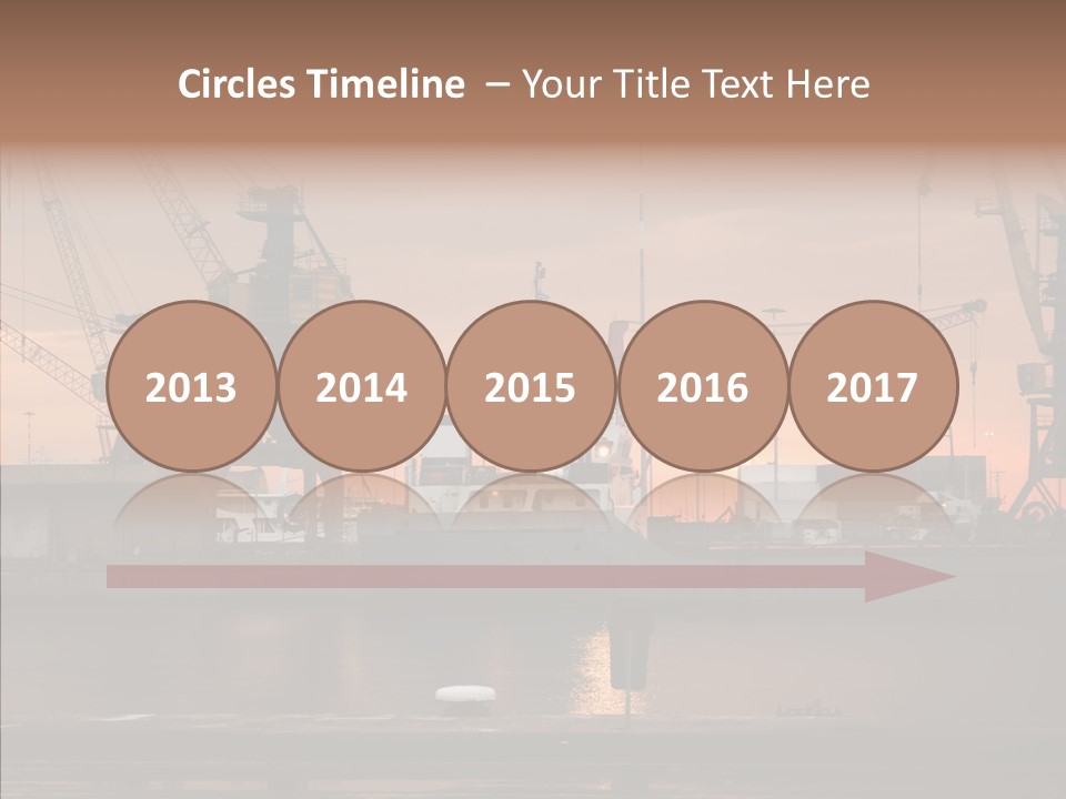 Wharf Port City PowerPoint Template