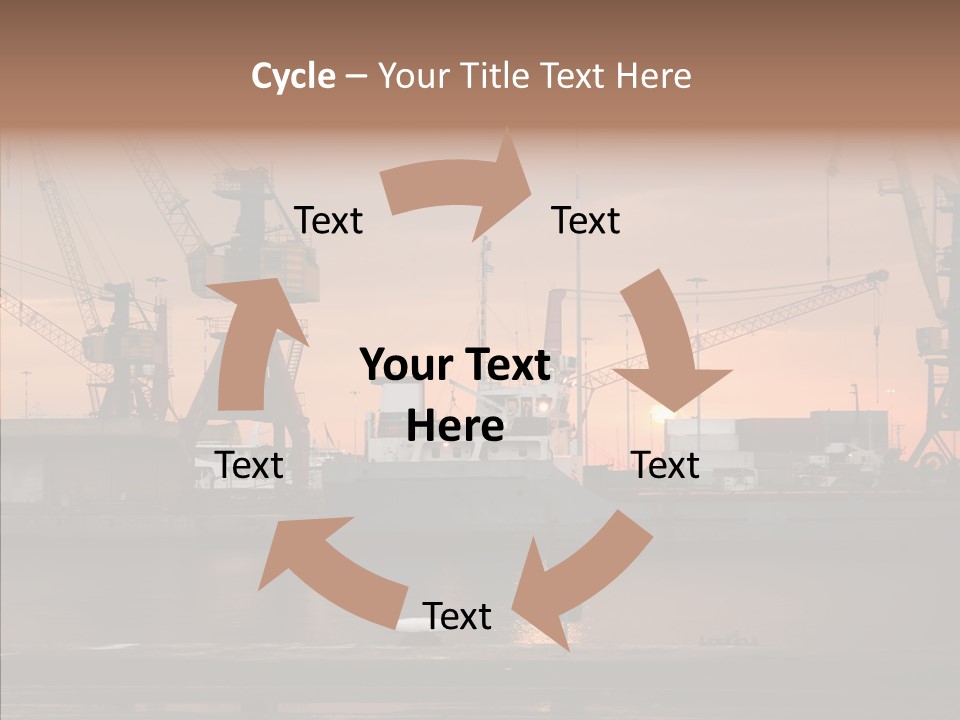 Wharf Port City PowerPoint Template