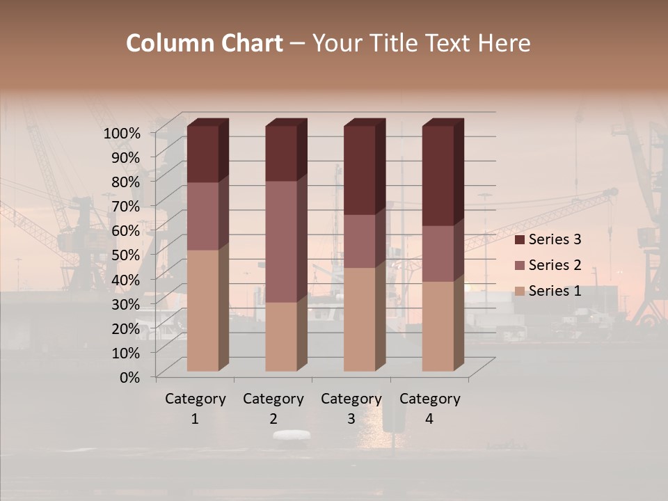 Wharf Port City PowerPoint Template