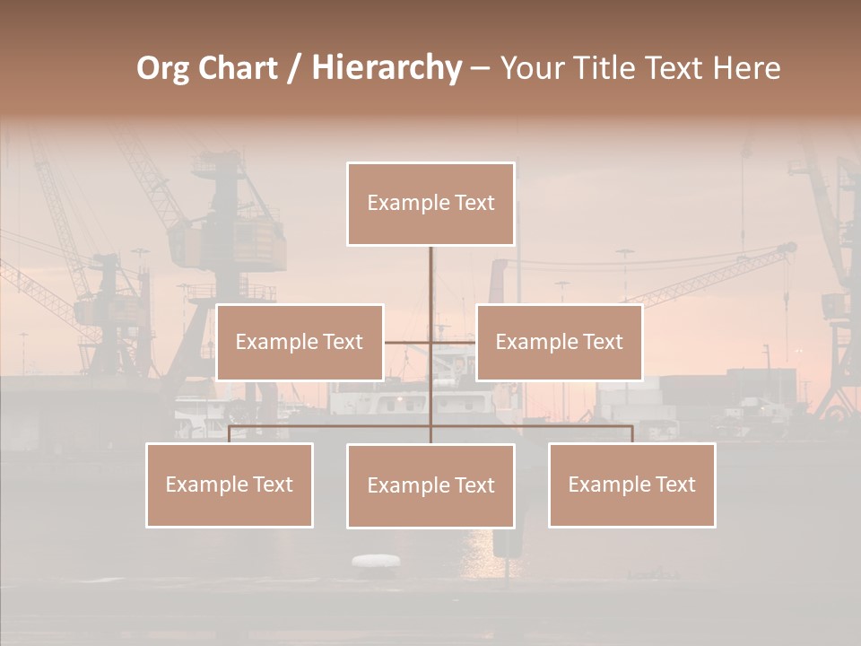 Wharf Port City PowerPoint Template