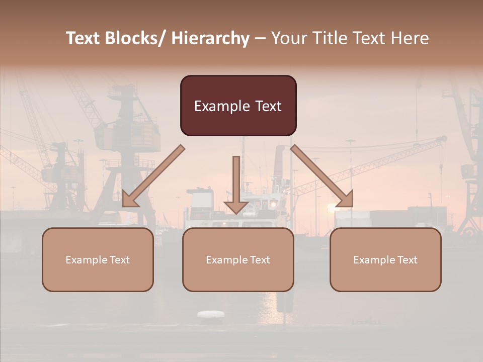 Wharf Port City PowerPoint Template