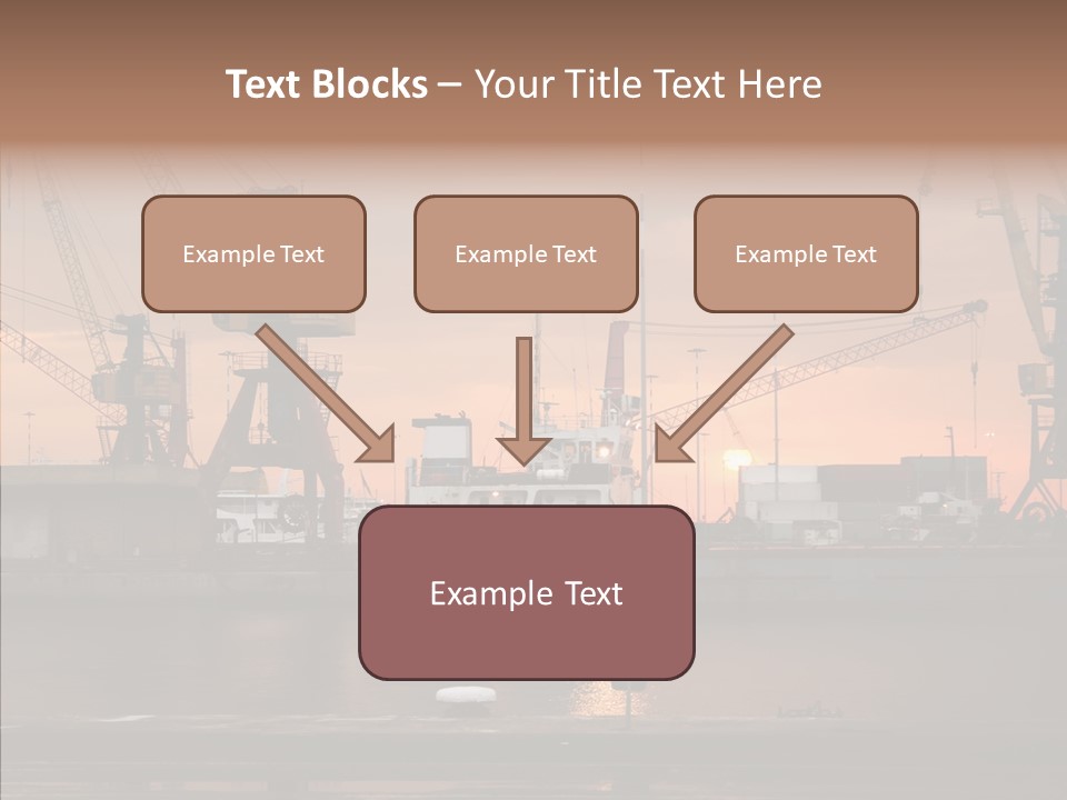 Wharf Port City PowerPoint Template