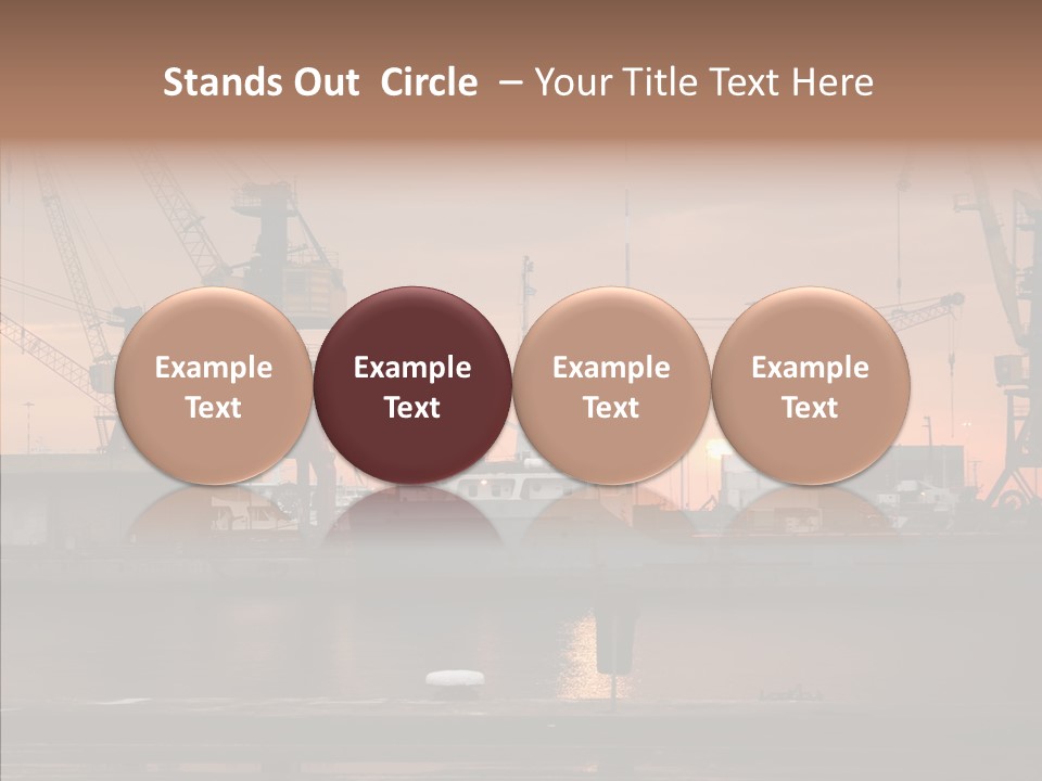 Wharf Port City PowerPoint Template