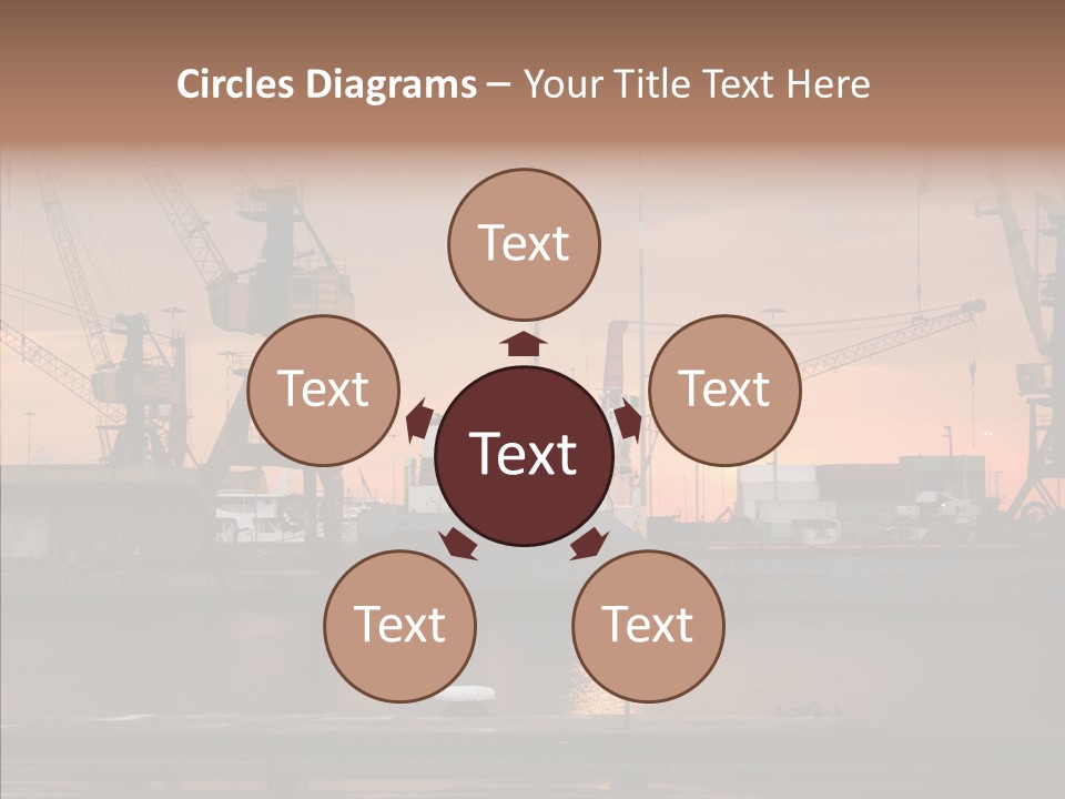 Wharf Port City PowerPoint Template