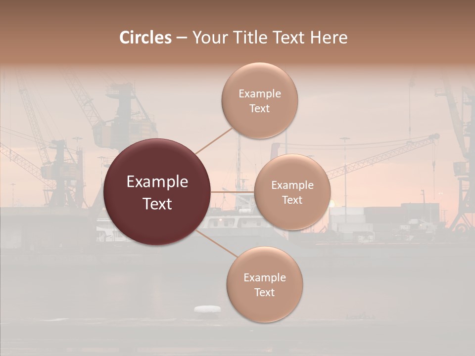 Wharf Port City PowerPoint Template