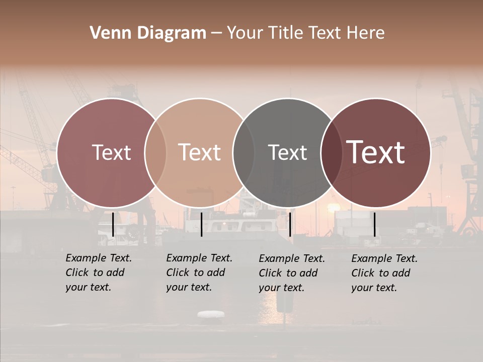 Wharf Port City PowerPoint Template