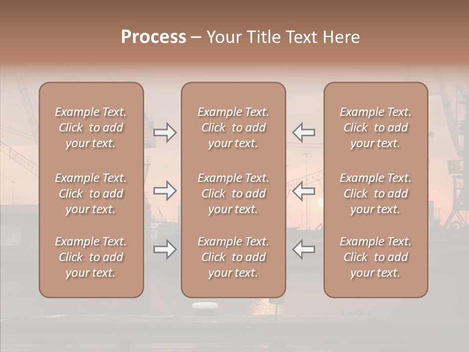 Wharf Port City PowerPoint Template