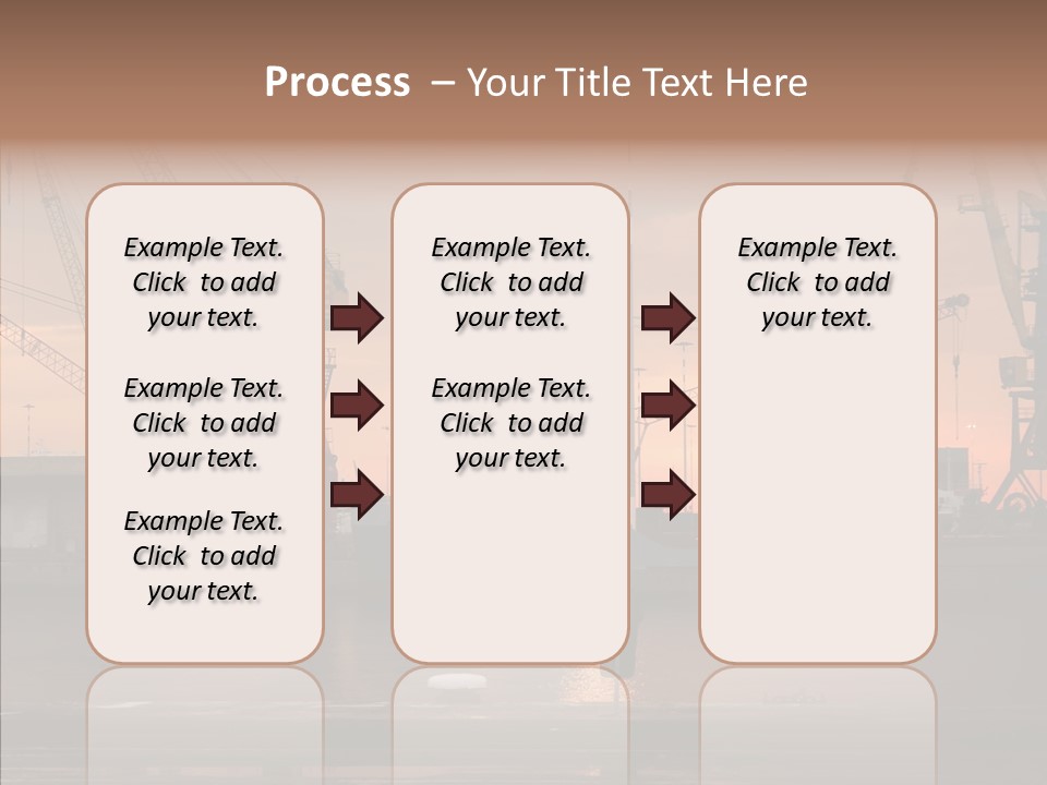 Wharf Port City PowerPoint Template