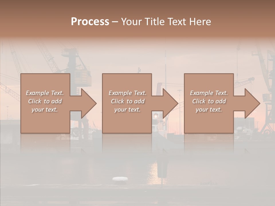 Wharf Port City PowerPoint Template