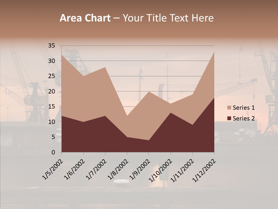 Wharf Port City PowerPoint Template
