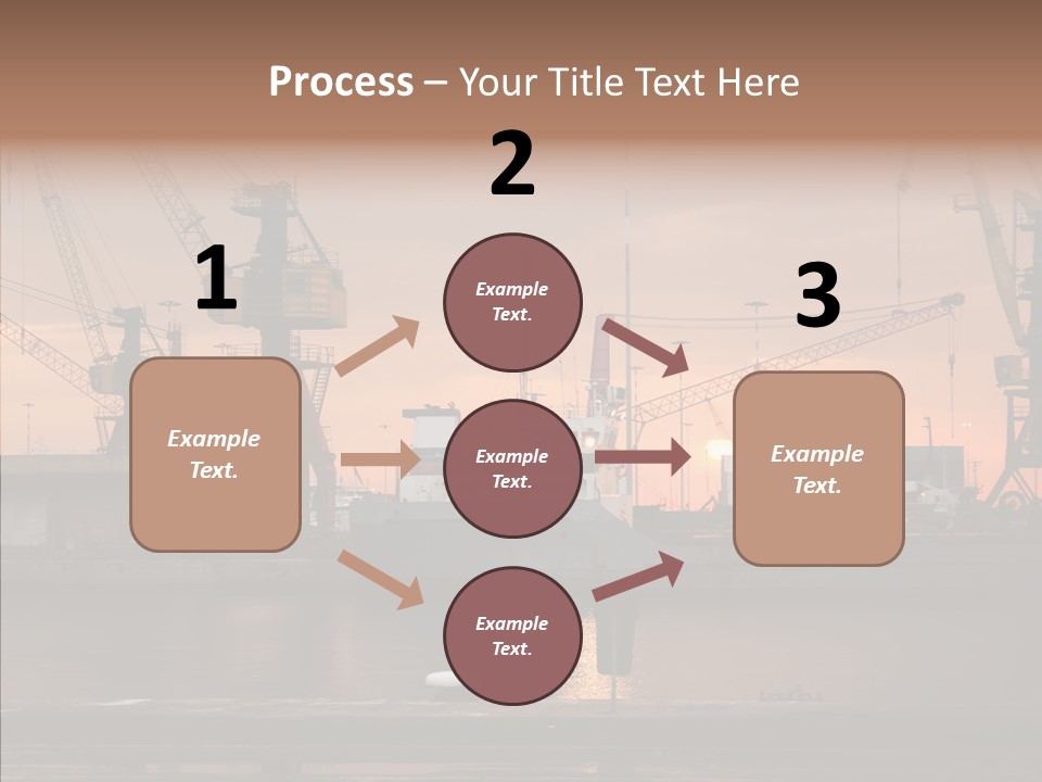 Wharf Port City PowerPoint Template
