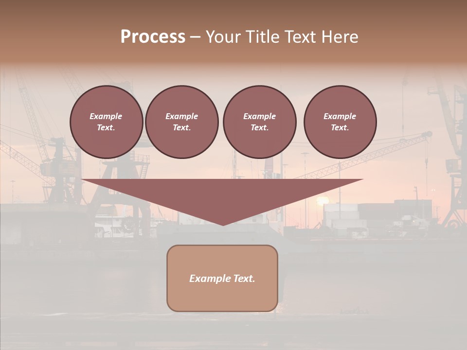 Wharf Port City PowerPoint Template