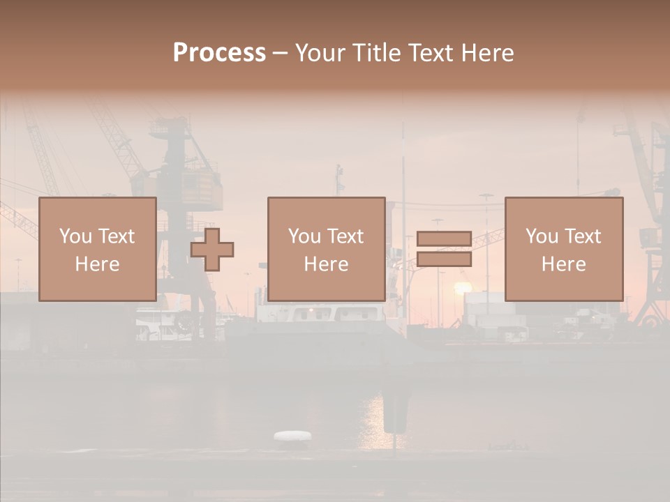 Wharf Port City PowerPoint Template