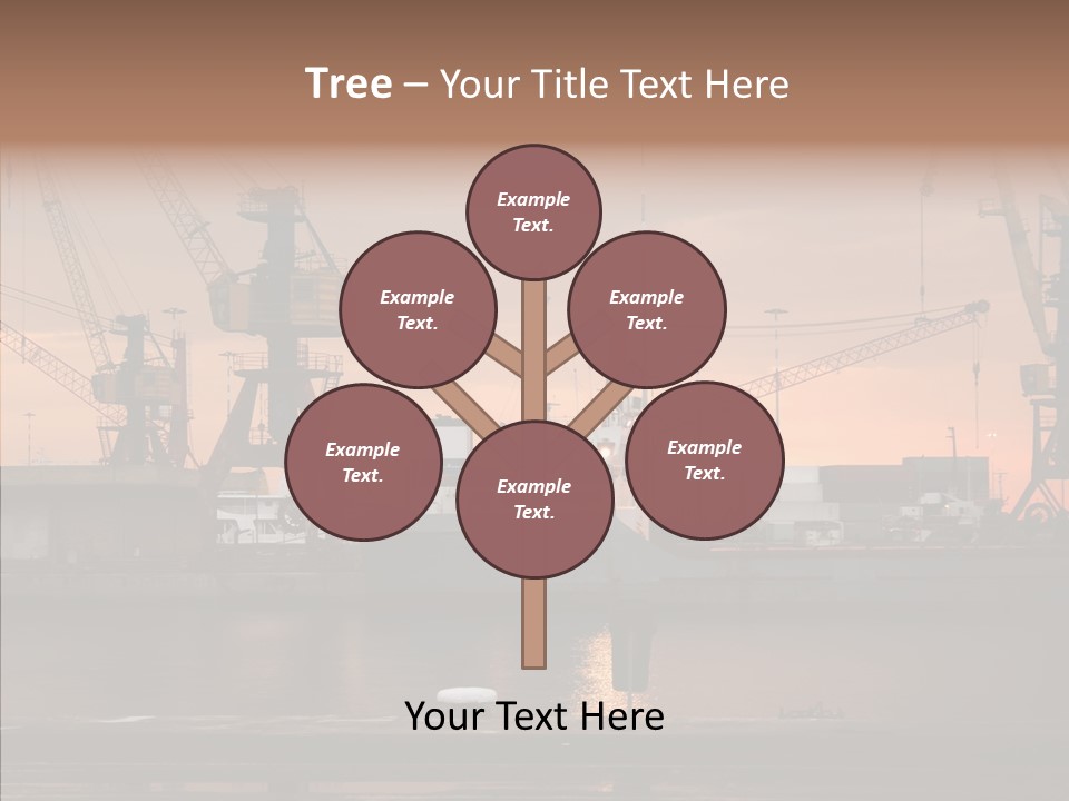 Wharf Port City PowerPoint Template