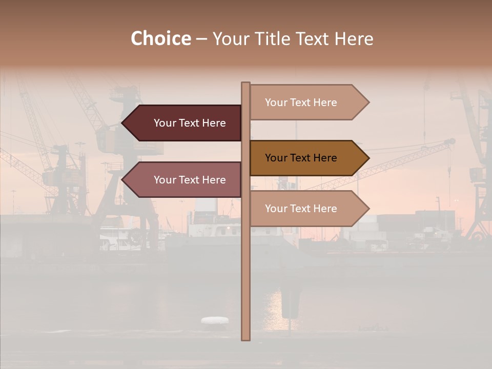 Wharf Port City PowerPoint Template