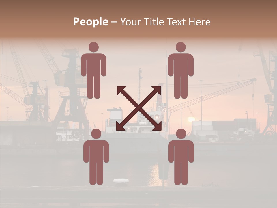 Wharf Port City PowerPoint Template