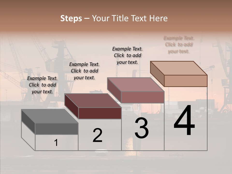 Wharf Port City PowerPoint Template