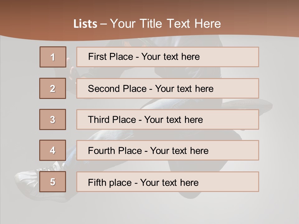 Elegance Fly Sport PowerPoint Template
