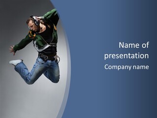 Action Breakdance Performance PowerPoint Template