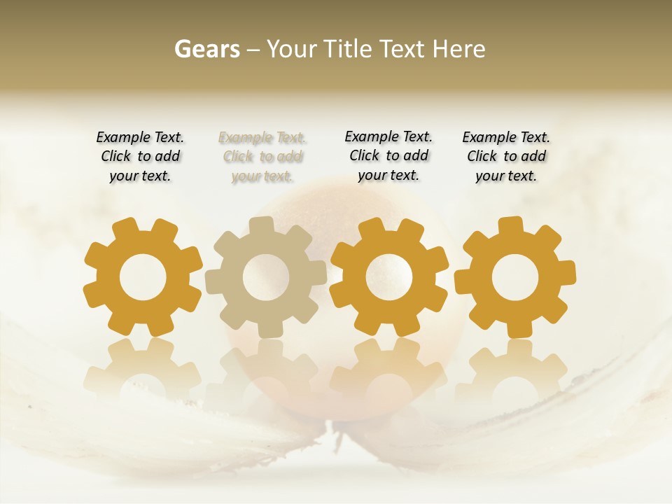 String Present Reflections PowerPoint Template