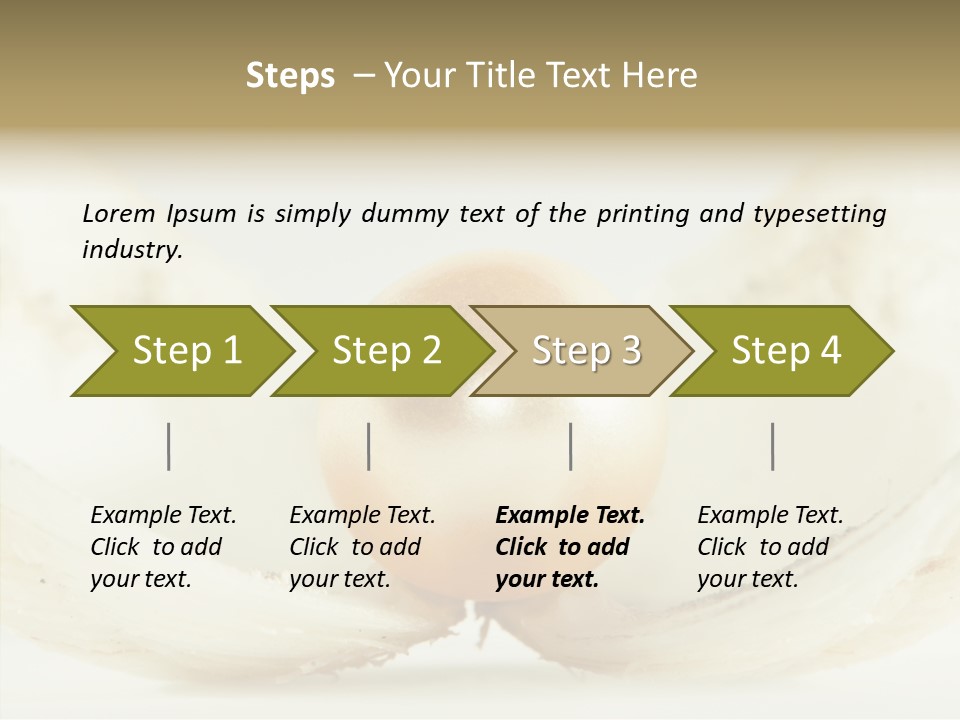 String Present Reflections PowerPoint Template