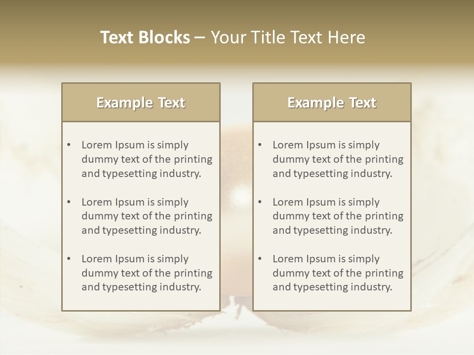 String Present Reflections PowerPoint Template