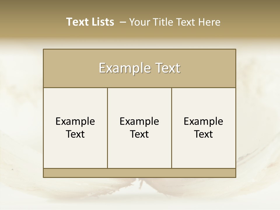 String Present Reflections PowerPoint Template