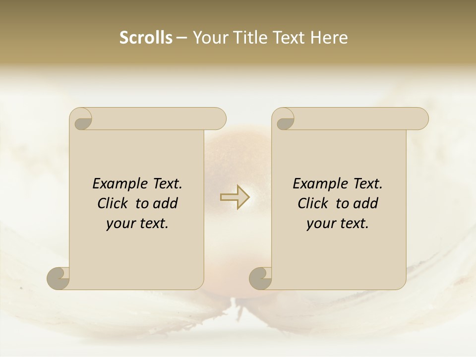 String Present Reflections PowerPoint Template