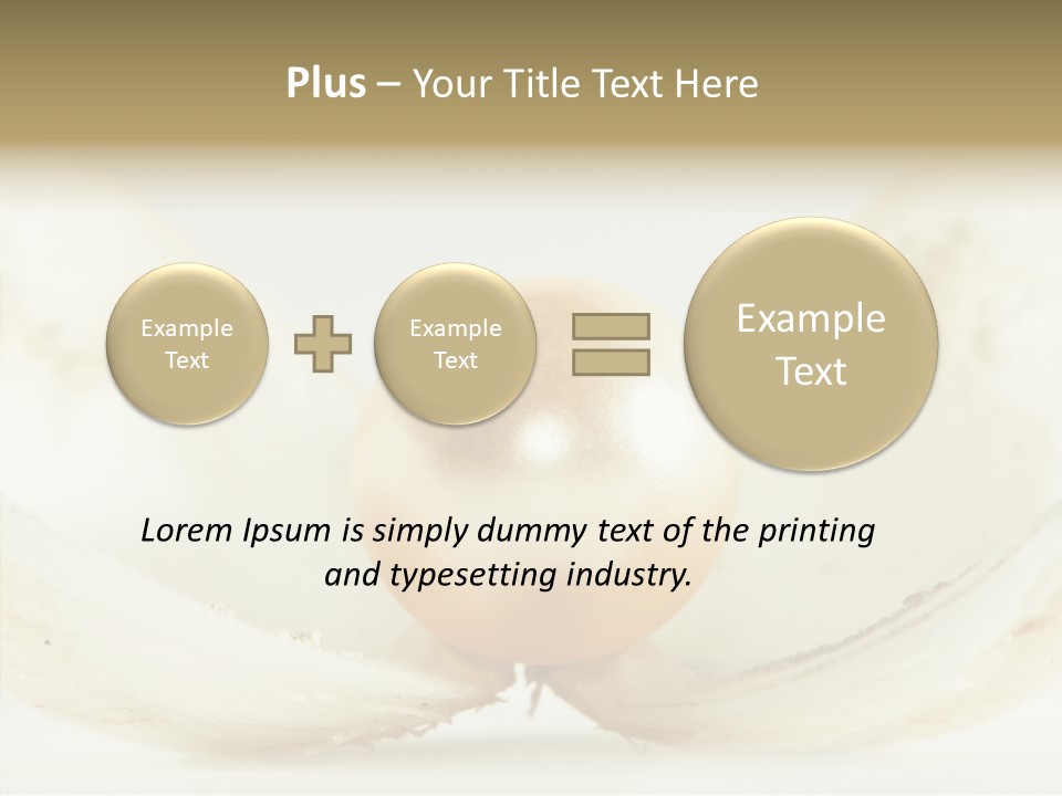 String Present Reflections PowerPoint Template